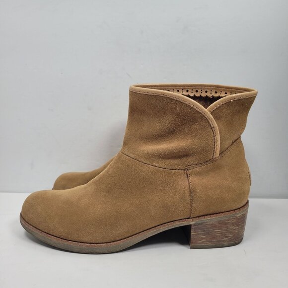 UGG Darling Women's Brown Ankle Boots S/N 1004367 US Size 8 - Picture 2 of 9